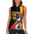 Uganda Independence Day with Crowned Cranes Women Sleeveless Polo Shirt - Wonder Print Shop