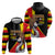 Uganda Independence Day with Crowned Cranes Zip Hoodie - Wonder Print Shop