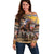 Kentucky Hosts Horse Races Watercolor Off Shoulder Sweater - Wonder Print Shop