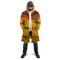 Ecuador National Football Custom Cloak Argyle Pattern With Grunge Flag Splatter Graphics