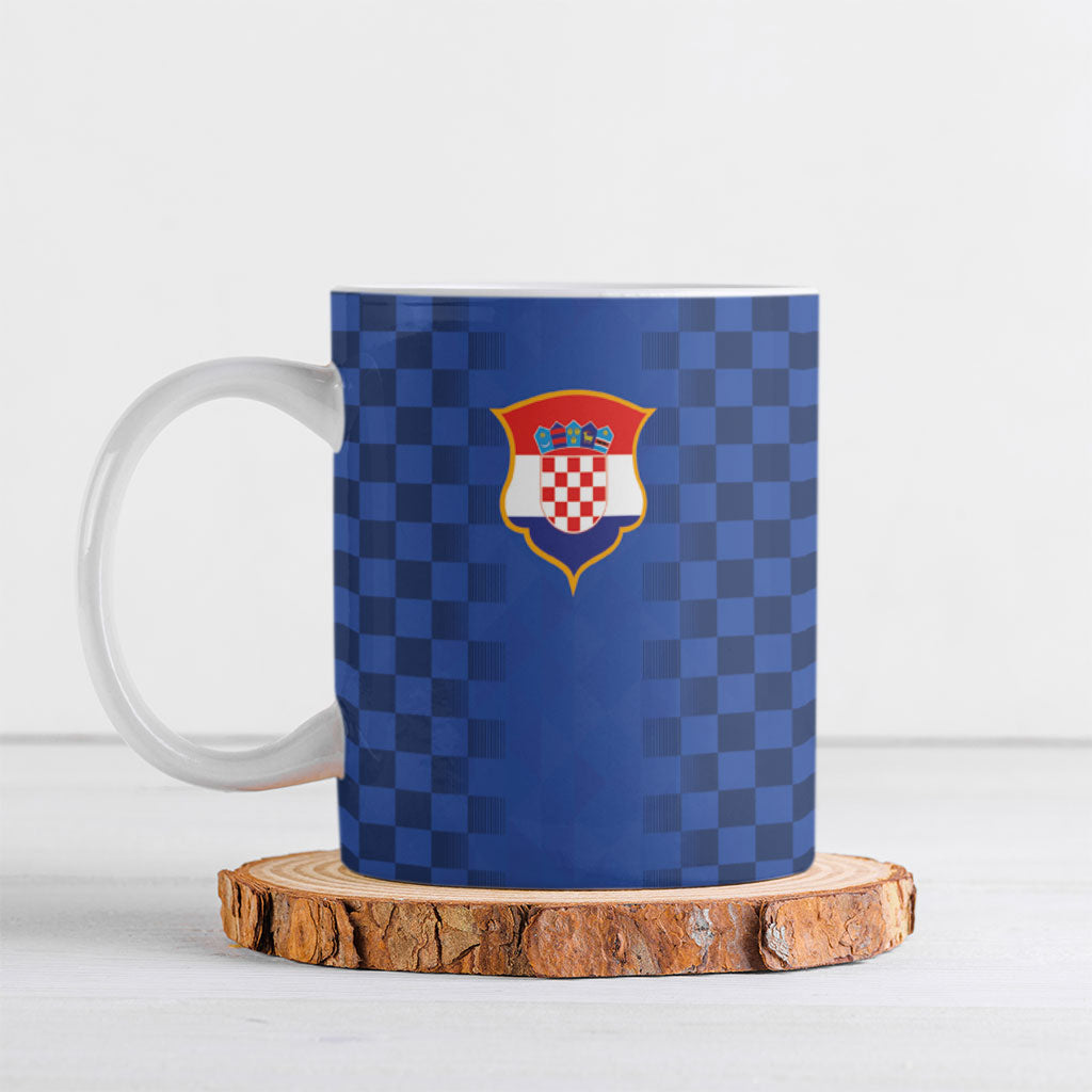 Croatia Football Custom Ceramic Mug Vatreni Glory 2026 Away Colors