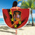 Personalised Spain Football 2024 Beach Blanket La Roja The Fourth Time Champion European - Wonder Print Shop