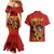 Personalised Spain Football 2024 Couples Matching Mermaid Dress and Hawaiian Shirt La Roja The Fourth Time Champion European - Wonder Print Shop