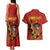 Personalised Spain Football 2024 Couples Matching Tank Maxi Dress and Hawaiian Shirt La Roja The Fourth Time Champion European - Wonder Print Shop