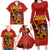 Personalised Spain Football 2024 Family Matching Long Sleeve Bodycon Dress and Hawaiian Shirt La Roja The Fourth Time Champion European - Wonder Print Shop