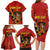 Personalised Spain Football 2024 Family Matching Long Sleeve Bodycon Dress and Hawaiian Shirt La Roja The Fourth Time Champion European - Wonder Print Shop