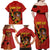 Personalised Spain Football 2024 Family Matching Off Shoulder Maxi Dress and Hawaiian Shirt La Roja The Fourth Time Champion European - Wonder Print Shop