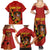 Personalised Spain Football 2024 Family Matching Summer Maxi Dress and Hawaiian Shirt La Roja The Fourth Time Champion European - Wonder Print Shop