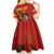 Personalised Spain Football 2024 Kid Short Sleeve Dress La Roja The Fourth Time Champion European - Wonder Print Shop