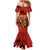 Personalised Spain Football 2024 Mermaid Dress La Roja The Fourth Time Champion European - Wonder Print Shop