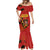 Personalised Spain Football 2024 Mermaid Dress La Roja The Fourth Time Champion European - Wonder Print Shop