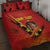 Personalised Spain Football 2024 Quilt Bed Set La Roja The Fourth Time Champion European - Wonder Print Shop