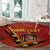 Personalised Spain Football 2024 Round Carpet La Roja The Fourth Time Champion European