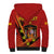 Personalised Spain Football 2024 Sherpa Hoodie La Roja The Fourth Time Champion European - Wonder Print Shop