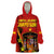 Personalised Spain Football 2024 Wearable Blanket Hoodie La Roja The Fourth Time Champion European - Wonder Print Shop