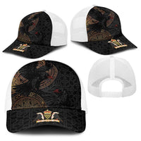 Cornwall Celtic-Chough and Knot Baseball Net Cap - Wonder Print Shop