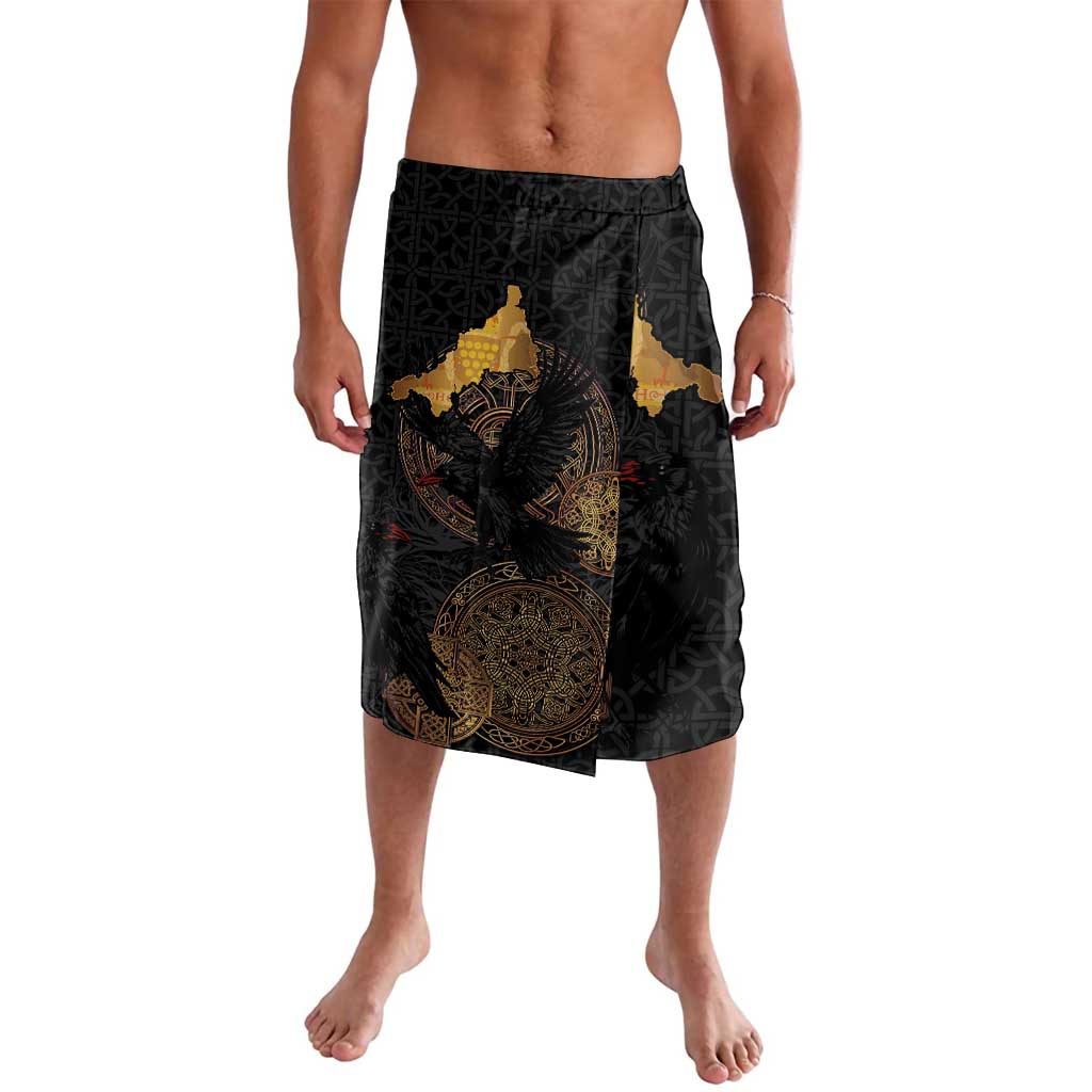 Cornwall Celtic-Chough and Knot Lavalava - Wonder Print Shop