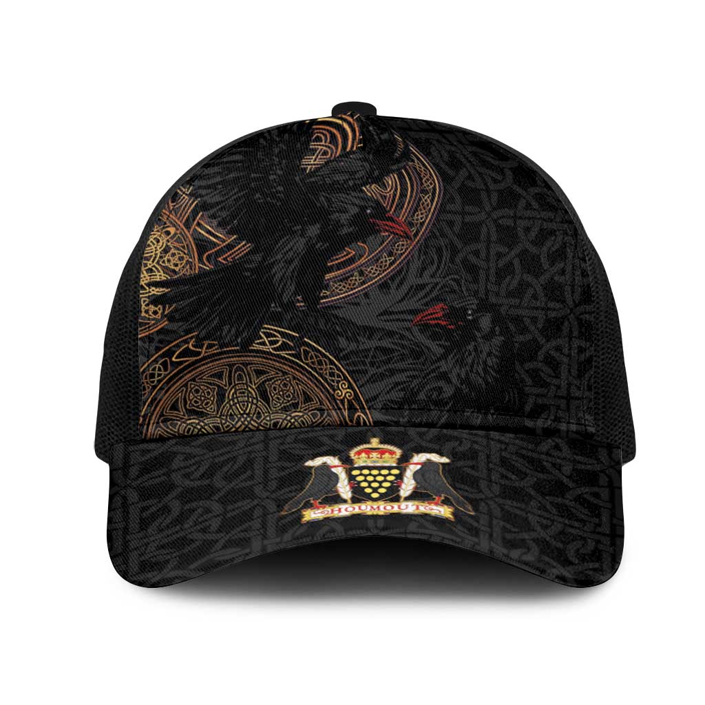 Cornwall Celtic-Chough and Knot Mesh Trucker Cap - Wonder Print Shop