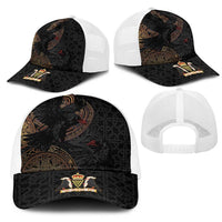 Cornwall Celtic-Chough and Knot Mesh Trucker Cap - Wonder Print Shop