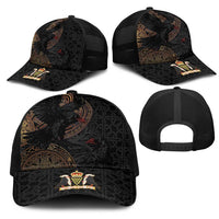 Cornwall Celtic-Chough and Knot Mesh Trucker Cap - Wonder Print Shop