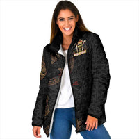 Cornwall Celtic-Chough and Knot Padded Jacket - Wonder Print Shop