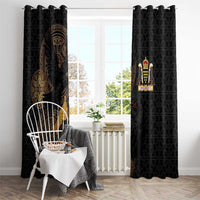 Cornwall Celtic-Chough and Knot Window Curtain - Wonder Print Shop