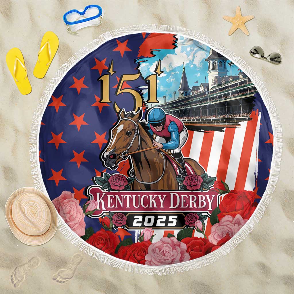 Kentucky Horses Racing 2025 Beach Blanket Anniversary 151st The Race for the Roses