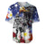 Philippines and American Together Baseball Jersey Filipino Lapulapu and Bald Eagle - Wonder Print Shop