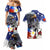 Philippines and American Together Couples Matching Mermaid Dress and Hawaiian Shirt Filipino Lapulapu and Bald Eagle - Wonder Print Shop