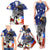 Philippines and American Together Family Matching Tank Maxi Dress and Hawaiian Shirt Filipino Lapulapu and Bald Eagle - Wonder Print Shop