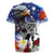 Philippines and American Together Rugby Jersey Filipino Lapulapu and Bald Eagle - Wonder Print Shop