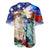 Philippines and American Together Baseball Jersey Filipino Eagle and Statue of Liberty - Wonder Print Shop