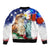 Philippines and American Together Bomber Jacket Filipino Eagle and Statue of Liberty - Wonder Print Shop