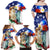 Philippines and American Together Family Matching Off Shoulder Maxi Dress and Hawaiian Shirt Filipino Eagle and Statue of Liberty - Wonder Print Shop