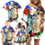 Philippines and American Together Family Matching Off Shoulder Short Dress and Hawaiian Shirt Filipino Eagle and Statue of Liberty - Wonder Print Shop