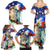 Philippines and American Together Family Matching Summer Maxi Dress and Hawaiian Shirt Filipino Eagle and Statue of Liberty - Wonder Print Shop