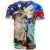 Philippines and American Together T Shirt Filipino Eagle and Statue of Liberty