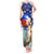 Philippines and American Together Tank Maxi Dress Filipino Eagle and Statue of Liberty