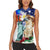 Philippines and American Together Women Sleeveless Polo Shirt Filipino Eagle and Statue of Liberty