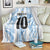 Custom Argentina Champion Football 2024 Blanket La Albiceleste Campeon de America