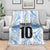 Custom Argentina Champion Football 2024 Blanket La Albiceleste Campeon de America