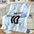 Custom Argentina Champion Football 2024 Blanket La Albiceleste Campeon de America