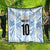 Custom Argentina Champion Football 2024 Quilt La Albiceleste Campeon de America