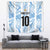 Custom Argentina Champion Football 2024 Tapestry La Albiceleste Campeon de America - Wonder Print Shop