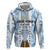 Custom Argentina Champion Football 2024 Zip Hoodie La Albiceleste Campeon de America - Wonder Print Shop