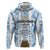 Custom Argentina Champion Football 2024 Zip Hoodie La Albiceleste Campeon de America - Wonder Print Shop