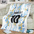 Custom Argentina Football Blanket Vamos La Albiceleste Camouflage Style