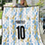 Custom Argentina Football Quilt Vamos La Albiceleste Camouflage Style