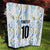 Custom Argentina Football Quilt Vamos La Albiceleste Camouflage Style