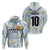 Custom Argentina Football Zip Hoodie Vamos La Albiceleste Camouflage Style - Wonder Print Shop